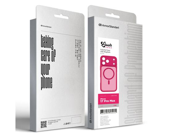 Чохол до мобільного телефона Armorstandart Lush MagCase Apple iPhone 17 Pro Max Pink (ARM87503), зображення 3