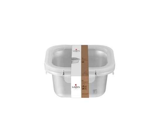 Пищевой контейнер Bergner Go Lovers з нержавіючої сталі квадратний 1,5 л (BG-36314-GY), изображение 2 Пищевой контейнер Bergner Go Lovers з нержавіючої сталі квадратний 1,5 л (BG-36314-GY), изображение 2