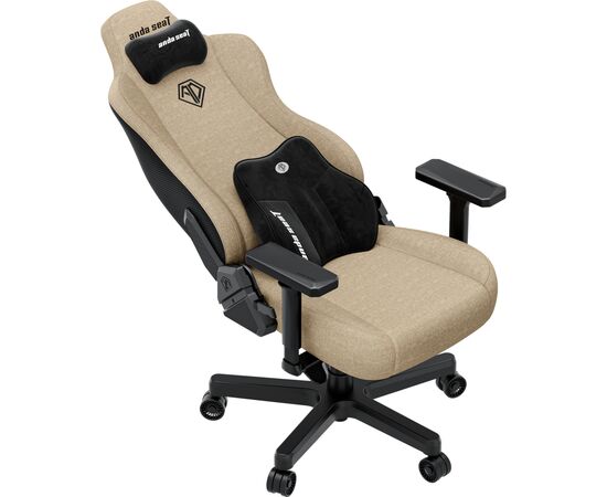 Кресло игровое Anda Seat Kaiser 3E Fabric XL Dark Beige (AD23YC-XL-09-H-CF-H01), изображение 7 Кресло игровое Anda Seat Kaiser 3E Fabric XL Dark Beige (AD23YC-XL-09-H-CF-H01), изображение 7
