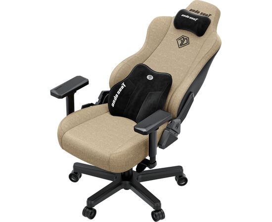 Кресло игровое Anda Seat Kaiser 3E Fabric XL Dark Beige (AD23YC-XL-09-H-CF-H01), изображение 8 Кресло игровое Anda Seat Kaiser 3E Fabric XL Dark Beige (AD23YC-XL-09-H-CF-H01), изображение 8