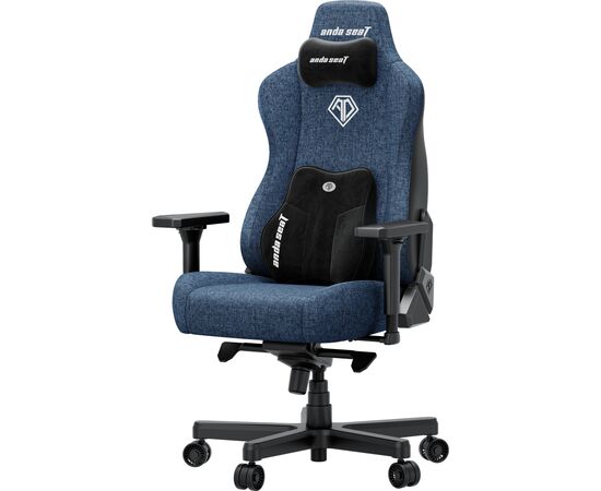 Кресло игровое Anda Seat Kaiser 3E Fabric XL Dark Blue (AD23YC-XL-09-S-CF-S01), изображение 3 Кресло игровое Anda Seat Kaiser 3E Fabric XL Dark Blue (AD23YC-XL-09-S-CF-S01), изображение 3