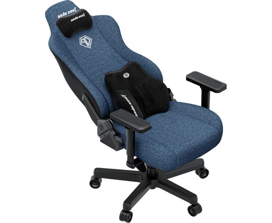 Кресло игровое Anda Seat Kaiser 3E Fabric XL Dark Blue (AD23YC-XL-09-S-CF-S01), изображение 7 Кресло игровое Anda Seat Kaiser 3E Fabric XL Dark Blue (AD23YC-XL-09-S-CF-S01), изображение 7