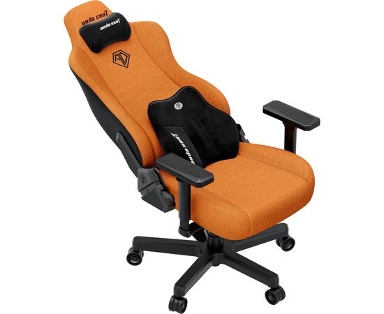 Кресло игровое Anda Seat Kaiser 3E Fabric XL Orange (AD23YC-XL-09-O-CF-O01), изображение 7 Кресло игровое Anda Seat Kaiser 3E Fabric XL Orange (AD23YC-XL-09-O-CF-O01), изображение 7