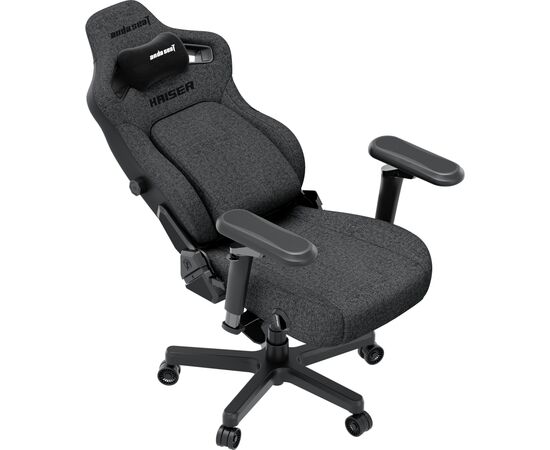 Кресло игровое Anda Seat Kaiser 4 V2 Fabric Size XL Dark Gray (AD12YDDC-XLL-20-GB-CF-03), изображение 7 Кресло игровое Anda Seat Kaiser 4 V2 Fabric Size XL Dark Gray (AD12YDDC-XLL-20-GB-CF-03), изображение 7