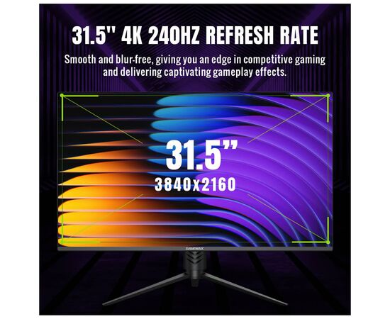 Монитор Gamemax GMX32UCDM, изображение 3 Монитор Gamemax GMX32UCDM, изображение 3