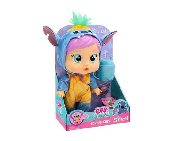 Кукла IMC Cry babies Любовь и забота Дисней Плакса Стич с аксессуарами 26 см (927377), изображение 11 Кукла IMC Cry babies Любовь и забота Дисней Плакса Стич с аксессуарами 26 см (927377), изображение 11