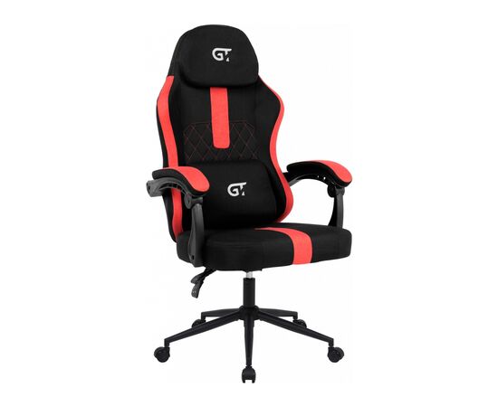 Кресло игровое GT Racer X-2326 Black/Red (X-2326 Fabric Black/Red), изображение 2 Кресло игровое GT Racer X-2326 Black/Red (X-2326 Fabric Black/Red), изображение 2