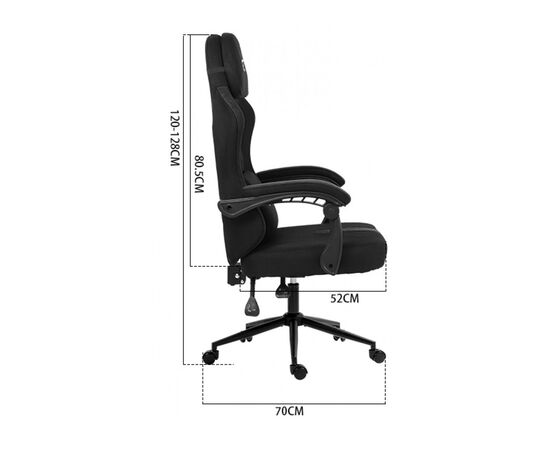 Кресло игровое GT Racer X-2326 Black/Red (X-2326 Fabric Black/Red), изображение 5 Кресло игровое GT Racer X-2326 Black/Red (X-2326 Fabric Black/Red), изображение 5