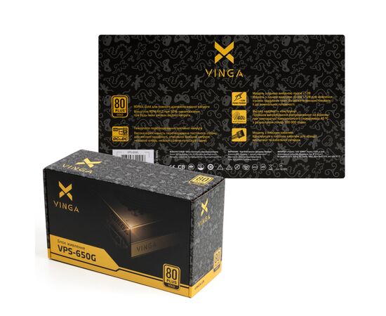Блок питания Vinga 650W (VPS-650G), изображение 11 Блок питания Vinga 650W (VPS-650G), изображение 11