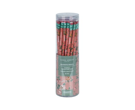 Карандаш графитный Axent LA, Charming круглый, с резинкой, НВ (9009/36-21-A), изображение 2 Карандаш графитный Axent LA, Charming круглый, с резинкой, НВ (9009/36-21-A), изображение 2