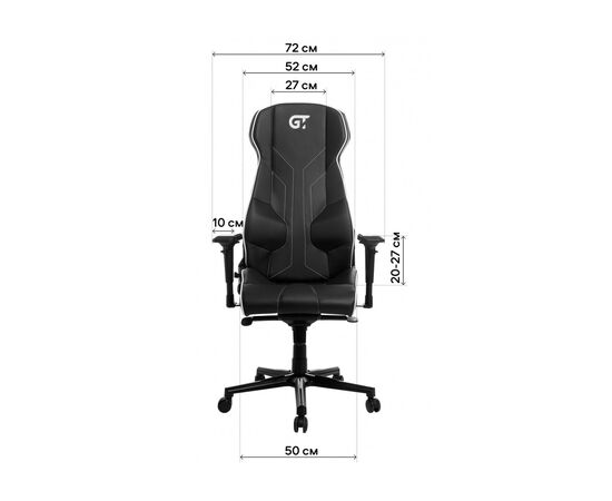 Кресло игровое GT Racer X-8007 Dark Gray (X-8007 Fabric Dark Gray XL), изображение 3 Кресло игровое GT Racer X-8007 Dark Gray (X-8007 Fabric Dark Gray XL), изображение 3