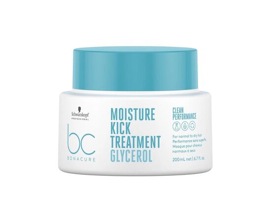 Маска для волосся Schwarzkopf Professional BC Bonacure Moisture Kick Treatment Glycerol 200 мл (4045787725797) Маска для волосся Schwarzkopf Professional BC Bonacure Moisture Kick Treatment Glycerol 200 мл (4045787725797)