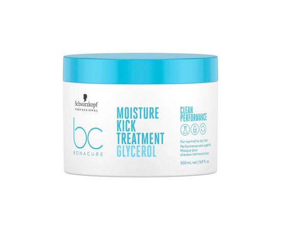 Маска для волосся Schwarzkopf Professional BC Bonacure Moisture Kick Treatment Glycerol 500 мл (4045787725834) Маска для волосся Schwarzkopf Professional BC Bonacure Moisture Kick Treatment Glycerol 500 мл (4045787725834)