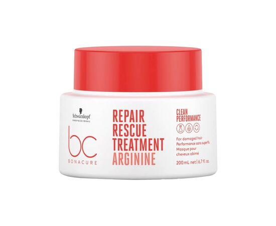 Маска для волосся Schwarzkopf Professional BC Bonacure Repair Rescue Treatment Arginine 200 мл (4045787723878) Маска для волосся Schwarzkopf Professional BC Bonacure Repair Rescue Treatment Arginine 200 мл (4045787723878)