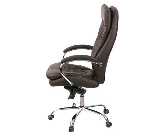 Офисное кресло Аклас Валенсия MB XY-7340 Коричневый (Кожа LC-K dark brown) (00161484), изображение 3 Офисное кресло Аклас Валенсия MB XY-7340 Коричневый (Кожа LC-K dark brown) (00161484), изображение 3