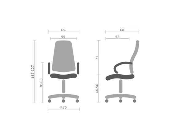 Офісне крісло Special4You Neocomfort black (E7511), зображення 6 Офісне крісло Special4You Neocomfort black (E7511), зображення 6