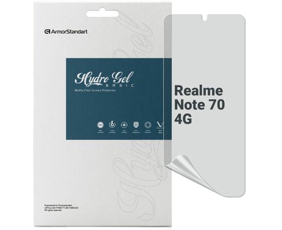 Пленка защитная Armorstandart hydrogel Matte Realme Note 70 4G (ARM83947)