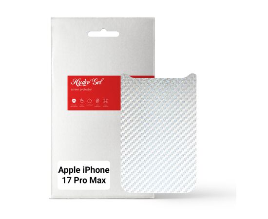 Плівка захисна Armorstandart Back panel Carbone Apple iPhone 17 Pro Max Silver (ARM86200)