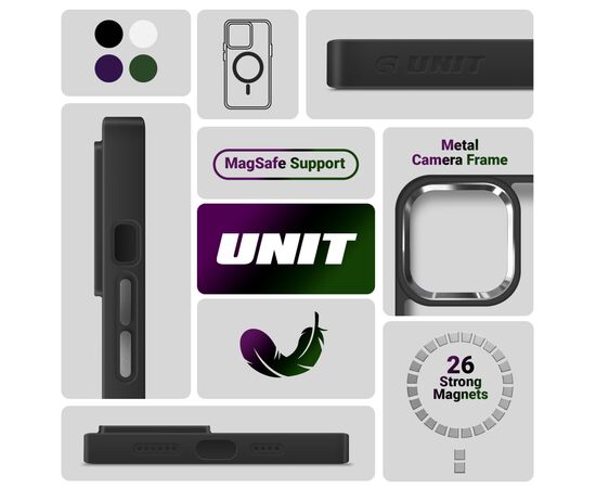 Чохол до мобільного телефона Armorstandart Unit MagCase Apple iPhone 17 Air Black (ARM86305), зображення 5