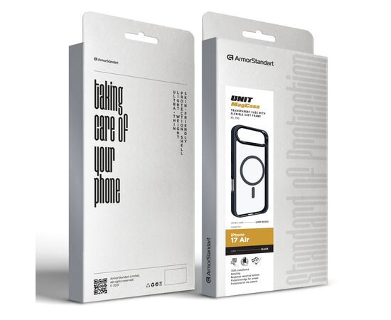 Чохол до мобільного телефона Armorstandart Unit MagCase Apple iPhone 17 Air Black (ARM86305), зображення 6