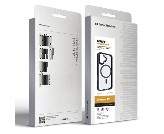 Чохол до мобільного телефона Armorstandart Unit MagCase Apple iPhone 17 Black (ARM86281), зображення 6