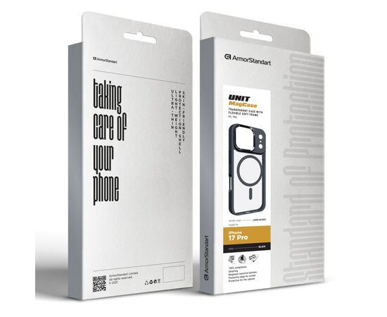 Чохол до мобільного телефона Armorstandart Unit MagCase Apple iPhone 17 Pro Black (ARM86289), зображення 6
