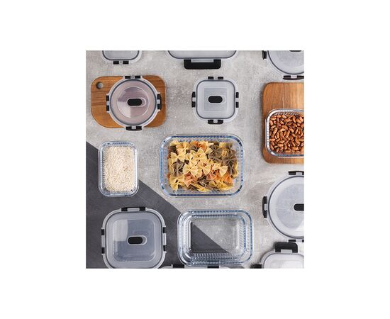 Пищевой контейнер MasterPro Foodies collection прямокутний 370 мл (BGMP-5670), изображение 6 Пищевой контейнер MasterPro Foodies collection прямокутний 370 мл (BGMP-5670), изображение 6