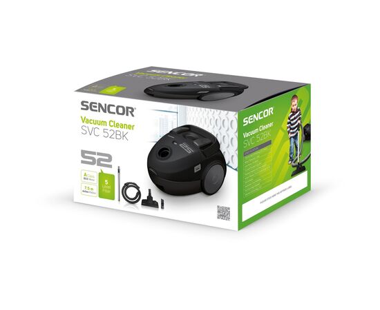 Пылесос Sencor SVC 52BK, изображение 2 Пылесос Sencor SVC 52BK, изображение 2