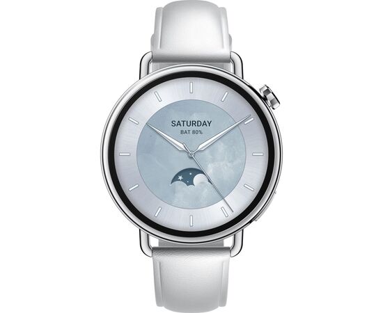 Смарт-часы Xiaomi Watch S4 41mm Leather Strap Білий BHR07VUGL (1166774), изображение 2 Смарт-часы Xiaomi Watch S4 41mm Leather Strap Білий BHR07VUGL (1166774), изображение 2