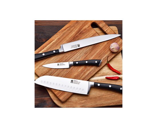 Кухонный нож MasterPro Foodies collection для м'яса 20 см (BGMP-4313), изображение 6 Кухонный нож MasterPro Foodies collection для м'яса 20 см (BGMP-4313), изображение 6