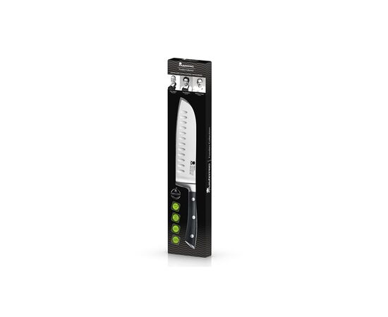 Кухонный нож MasterPro Foodies collection сантоку 17,5 см (BGMP-4311), изображение 3 Кухонный нож MasterPro Foodies collection сантоку 17,5 см (BGMP-4311), изображение 3