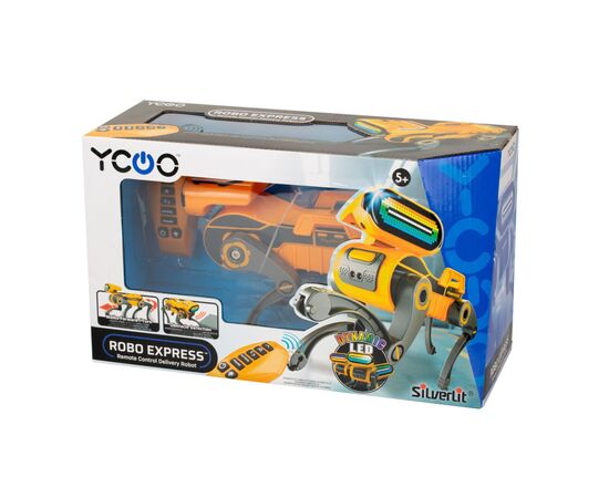 Интерактивная игрушка Silverlit ROBO EXPRESS желтый (88166), изображение 6 Интерактивная игрушка Silverlit ROBO EXPRESS желтый (88166), изображение 6