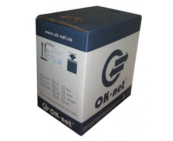 Кабель сетевой OK-Net FTP cat.6 LSOH (F/UTP-cat.6 LSOH) (КПВонг-HFЭ-ВП (250) 4*2*0,57) Кабель сетевой OK-Net FTP cat.6 LSOH (F/UTP-cat.6 LSOH) (КПВонг-HFЭ-ВП (250) 4*2*0,57)