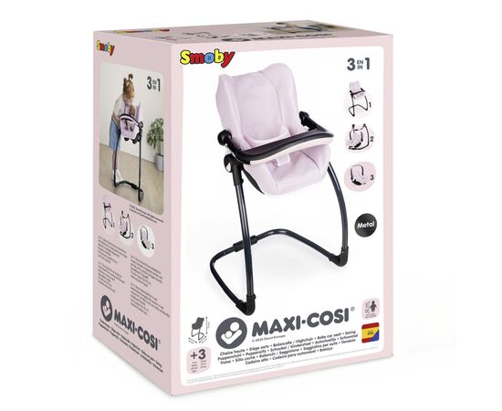 Аксессуар к кукле Smoby Кресло Maxi-Cosi 3 в 1. розовая жемчужина, 43 x 41 x 71 см, 3+ (7600240242), изображение 2 Аксессуар к кукле Smoby Кресло Maxi-Cosi 3 в 1. розовая жемчужина, 43 x 41 x 71 см, 3+ (7600240242), изображение 2