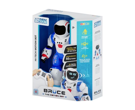 Интерактивная игрушка BlueRocket Робот Брюс STEM (XT3803503), изображение 2 Интерактивная игрушка BlueRocket Робот Брюс STEM (XT3803503), изображение 2