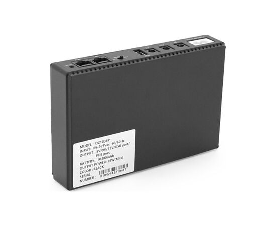 Источник бесперебойного питания Green Wave UPS-36W DC1036P-10, изображение 4 Источник бесперебойного питания Green Wave UPS-36W DC1036P-10, изображение 4