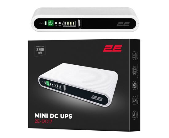 Источник бесперебойного питания 2E Mini DC 17Вт (2E-DC17), изображение 9 Источник бесперебойного питания 2E Mini DC 17Вт (2E-DC17), изображение 9