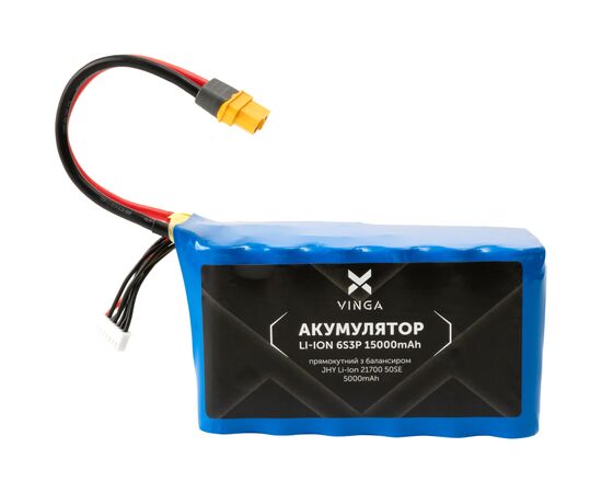 Аккумулятор для дрона Vinga Li-Ion 6S3P 15000mAh коробка 10 шт (JHY Li-Ion 21700 5000mAh) (V6S3P-10PCS-15000MAH), изображение 3 Аккумулятор для дрона Vinga Li-Ion 6S3P 15000mAh коробка 10 шт (JHY Li-Ion 21700 5000mAh) (V6S3P-10PCS-15000MAH), изображение 3