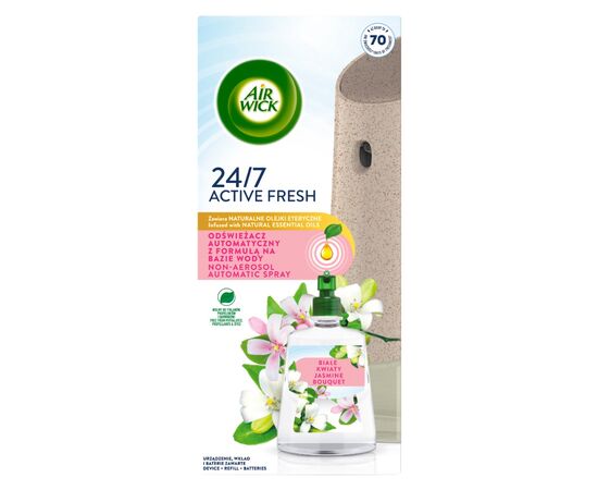 Освежитель воздуха Air Wick Active Fresh Автоматический Цветы жасмина 228 мл (5908252010011) Освежитель воздуха Air Wick Active Fresh Автоматический Цветы жасмина 228 мл (5908252010011)
