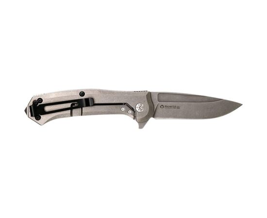 Нож Maserin Police, N690, G10 + титан, чорний (680/G10N), изображение 2 Нож Maserin Police, N690, G10 + титан, чорний (680/G10N), изображение 2