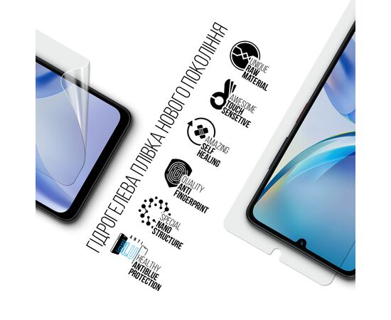 Пленка защитная Armorstandart hydrogel Anti-Blue ZTE Blade A36 4G (ARM88887), изображение 2
