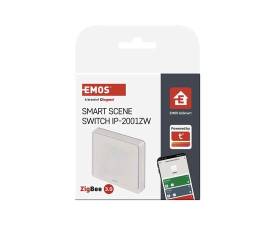 Розумний вимикач EMOS H5011 1 button ZigBee 3.0 White (H5011), зображення 10 Розумний вимикач EMOS H5011 1 button ZigBee 3.0 White (H5011), зображення 10