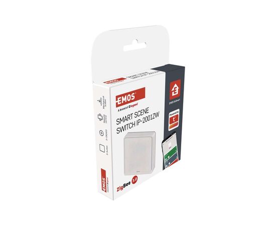 Розумний вимикач EMOS H5011 1 button ZigBee 3.0 White (H5011), зображення 12 Розумний вимикач EMOS H5011 1 button ZigBee 3.0 White (H5011), зображення 12