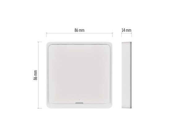 Розумний вимикач EMOS H5011 1 button ZigBee 3.0 White (H5011), зображення 9 Розумний вимикач EMOS H5011 1 button ZigBee 3.0 White (H5011), зображення 9