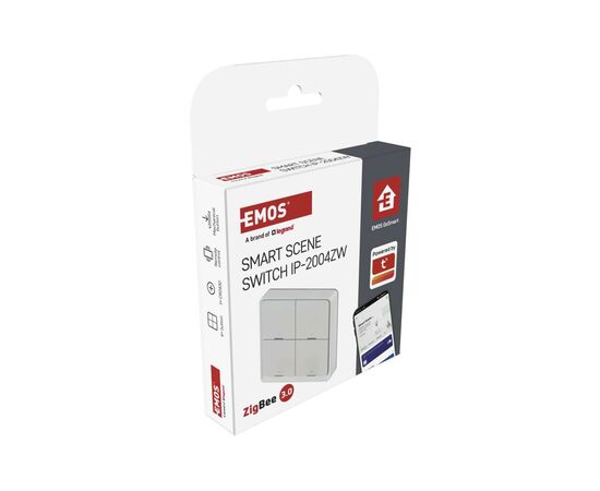 Розумний вимикач EMOS H5013 4 buttons ZigBee 3.0 White (H5013), зображення 11 Розумний вимикач EMOS H5013 4 buttons ZigBee 3.0 White (H5013), зображення 11