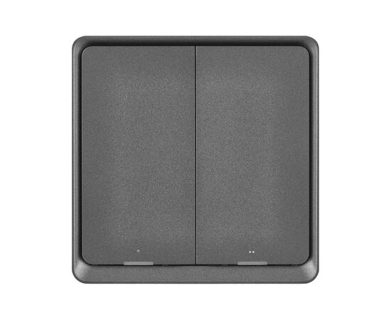 Розумний вимикач EMOS H5015 2 buttons ZigBee 3.0 Black (H5015), зображення 3 Розумний вимикач EMOS H5015 2 buttons ZigBee 3.0 Black (H5015), зображення 3