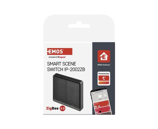 Розумний вимикач EMOS H5015 2 buttons ZigBee 3.0 Black (H5015), зображення 7 Розумний вимикач EMOS H5015 2 buttons ZigBee 3.0 Black (H5015), зображення 7