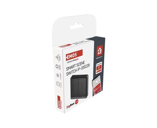 Розумний вимикач EMOS H5015 2 buttons ZigBee 3.0 Black (H5015), зображення 9 Розумний вимикач EMOS H5015 2 buttons ZigBee 3.0 Black (H5015), зображення 9