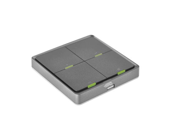 Розумний вимикач EMOS H5016 4 buttons ZigBee 3.0 Black (H5016), зображення 3 Розумний вимикач EMOS H5016 4 buttons ZigBee 3.0 Black (H5016), зображення 3