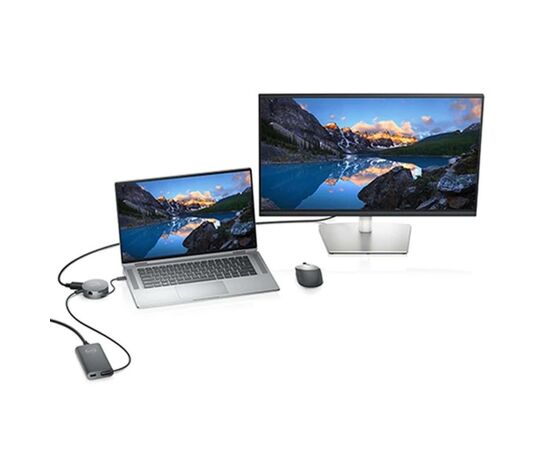 Порт-реплікатор Dell Dock - USB-C Mobile Adapter DA310 (470-AEUP), зображення 7 Порт-реплікатор Dell Dock - USB-C Mobile Adapter DA310 (470-AEUP), зображення 7